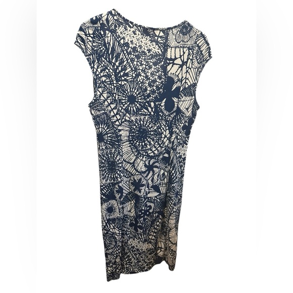 Tory Burch blue/white midi dresss size S - Picture 2 of 9